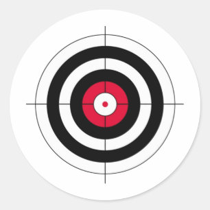 Sticker Rond Crosshairs BullsEYE cible