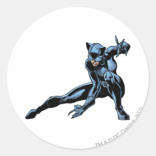 Sticker Rond Croupes de Catwoman