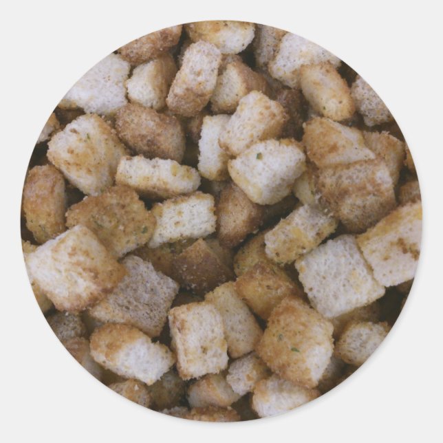 Sticker Rond Croutons (Devant)