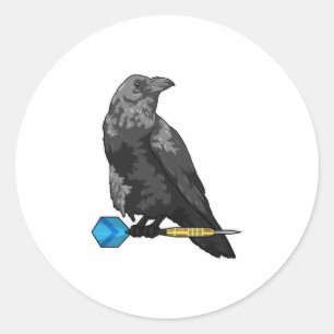 Sticker Rond Crow at Darts