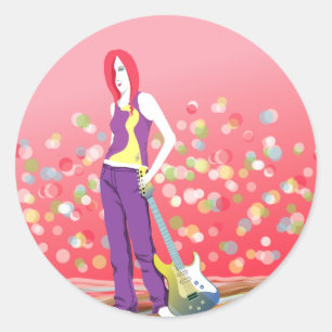 Sticker Rond Croyant de rêve