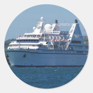 Sticker Rond Cruise ship Leaving Mahon