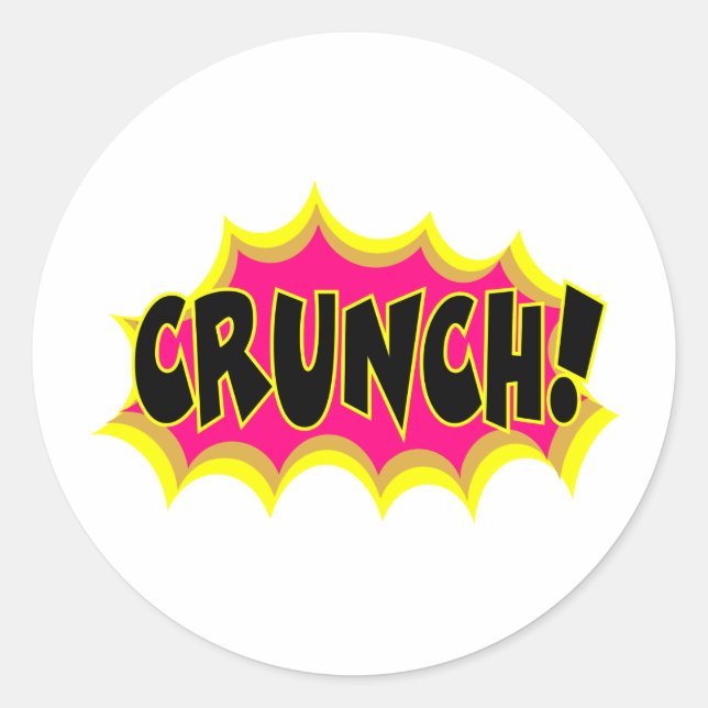 Sticker Rond Crunch ! (Devant)