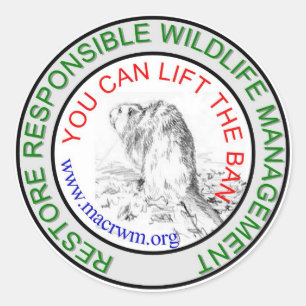 Sticker Rond CRWM Levez l'interdiction !