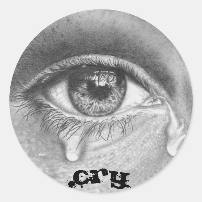Sticker Rond Cry (Devant)