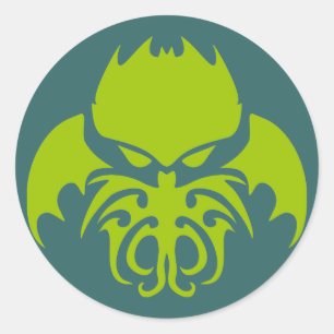 Sticker Rond Cthulhu