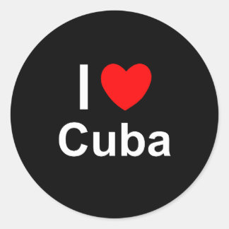 Sticker Rond Cuba
