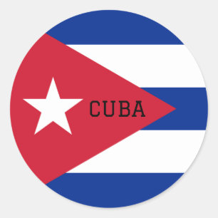 Sticker Rond cuba
