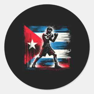 Sticker Rond Cuba Indépendance Patriot Cubain Flag Pride Cubain
