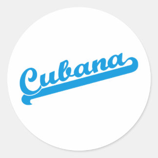 Sticker Rond Cubana