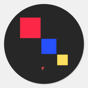 Sticker Rond Cube Trinoméenne Montessori - I He Montessori