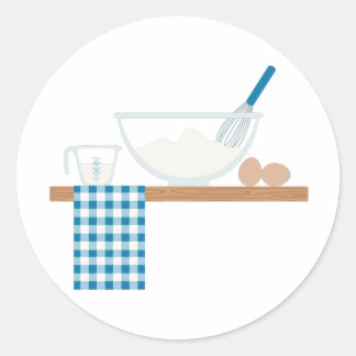 Sticker Rond Cuisine