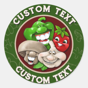 Sticker Rond CUISINE ITALIENNE PERSONNALISÉE Kitchen Business