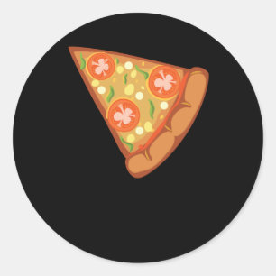 Sticker Rond Cuisine préférée à la pizza