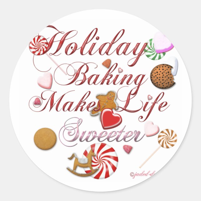 Sticker Rond Cuisson de vacances (Devant)