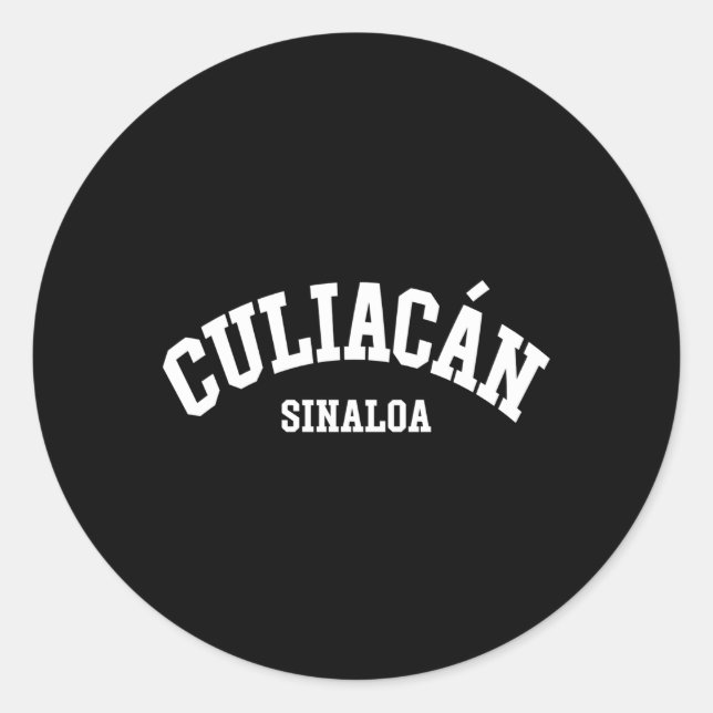 Sticker Rond Culiacan Sinaloa Mexique Mexique Mexique (Devant)