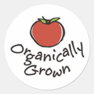Sticker Rond Cultivé organique