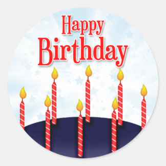 Sticker Rond Cumpleaños feliz - Pegatina redondo