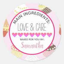 Cupcakes Amour & Soin Ingrédients Principaux du Bo