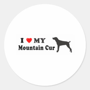 Sticker Rond Cur de montagne