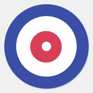 Sticker Rond Curling