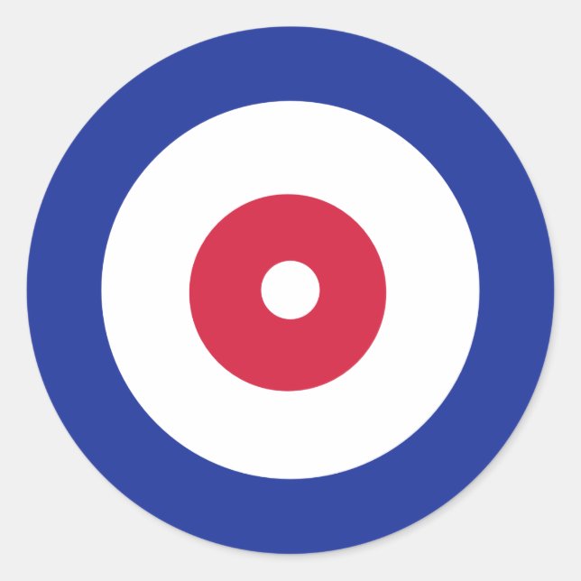 Sticker Rond Curling (Devant)