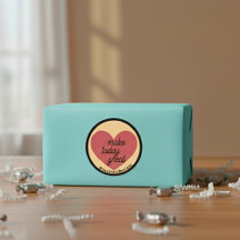 Custom Branding "Make Today Great" Pink Heart