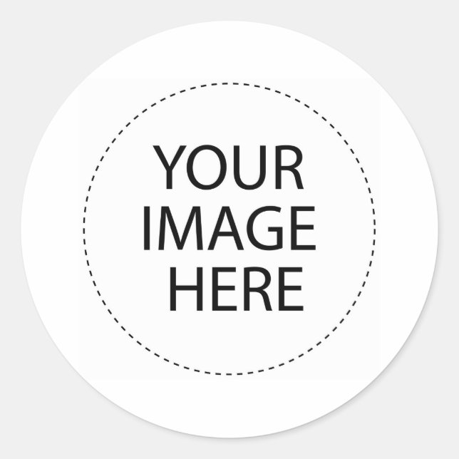 Sticker Rond Customisez votre propre (Devant)