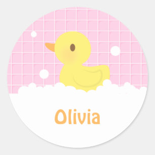 Sticker Rond Cute Caoutchouc dans la douche pour les filles