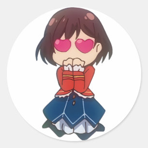 Sticker Rond Cute Chibi Rae Taylor de WataOshi   IFTV