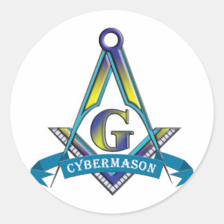 STICKER ROND CYBERMASONS