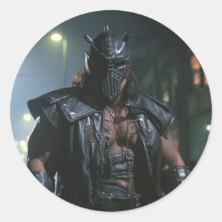 Sticker Rond Cyberpunk Villain