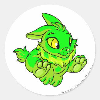 Sticker Rond Cybunny brillant