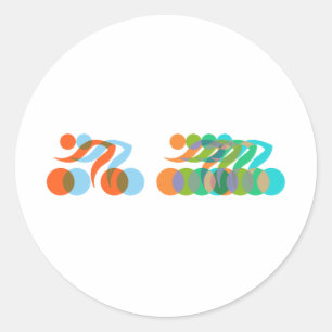 Sticker Rond Cyclers, Cyclers, Freins