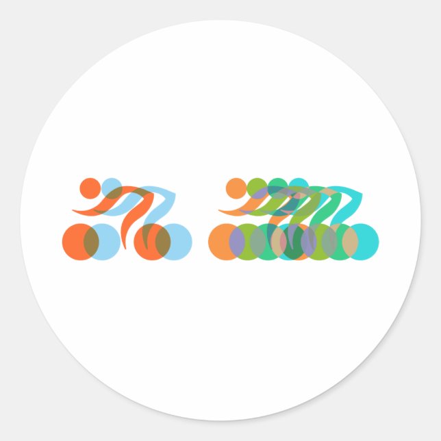 Sticker Rond Cyclers, Cyclers, Freins (Devant)