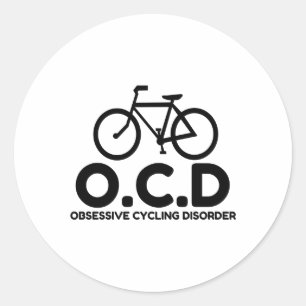 Sticker Rond Cycling disorder obsessif
