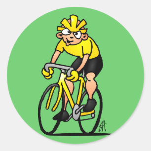 Sticker Rond Cycliste - Cyclisme