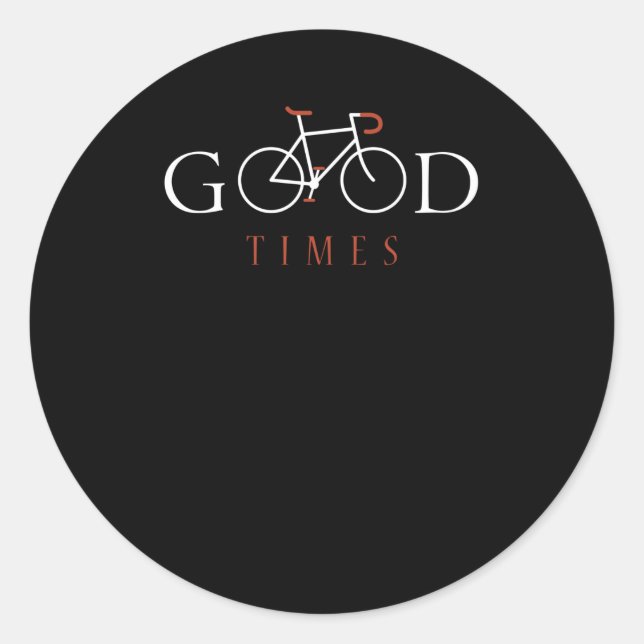 Sticker Rond cyclo-time bicycle lobike (Devant)