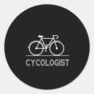 Sticker Rond Cycologiste Cycle Lover Cadeau vélo Montagne Cadea