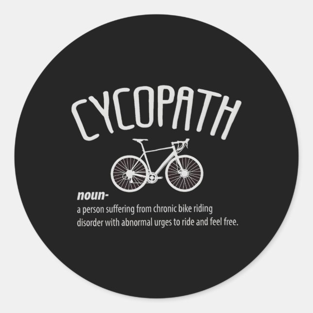 Sticker Rond Cycopath (Devant)