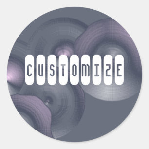 Sticker Rond Cymbalisme II - Modèle