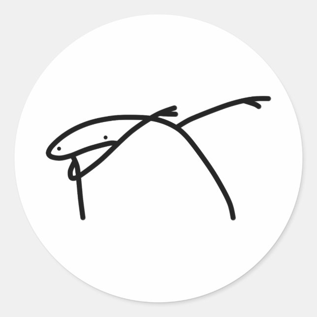 Sticker Rond Dab Flork (Devant)