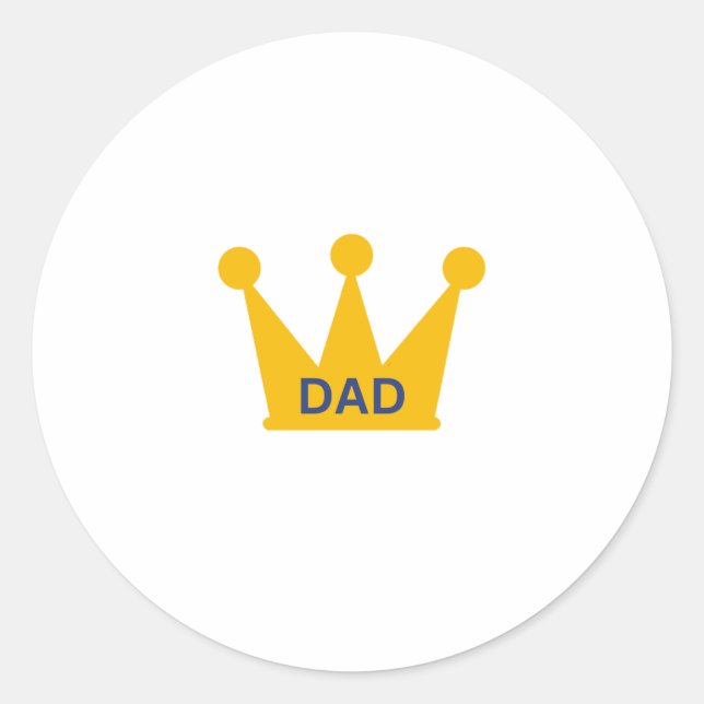 STICKER ROND DAD (Devant)
