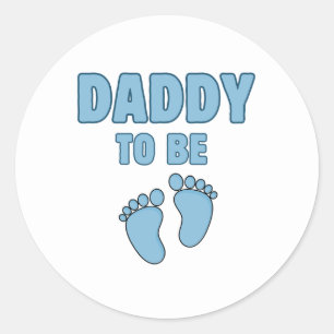 STICKER ROND DADDY TO BE
