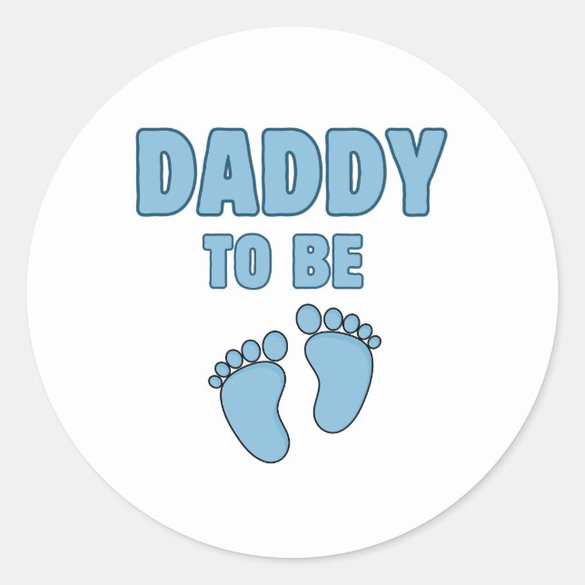 STICKER ROND DADDY TO BE (Devant)