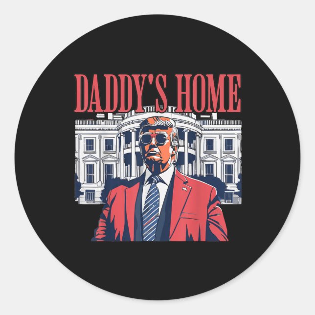 Sticker Rond Daddys Home, Daddys Home (Devant)