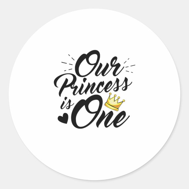 Sticker Rond Dads Princess (Devant)