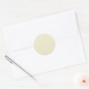 Sticker Rond Daisy Matinal Ensoleillé Floral Aquarelle