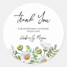 Daisy Thank You Baby Shower
