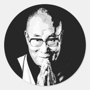 Sticker Rond Dalaï Lama